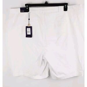NYDJ Bermuda White Shorts Lift Tuck‎ Womens Size 24W